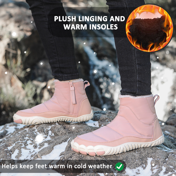 kaegreel winter barefoot shoes snow boots 31497 pink