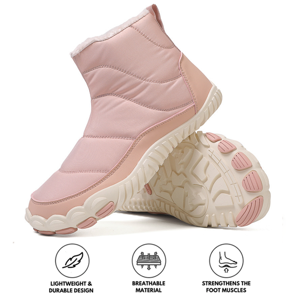 kaegreel winter barefoot shoes snow boots 31497 pink