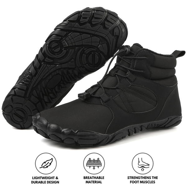 kaegreel winter barefoot shoes snow boots 31498 black 