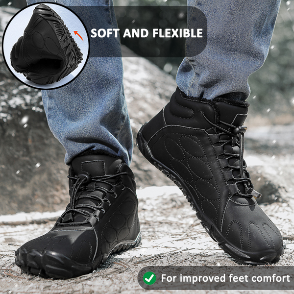 kaegreel winter barefoot shoes snow boots 31500 black 