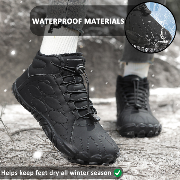 kaegreel winter barefoot shoes snow boots 31500 black 