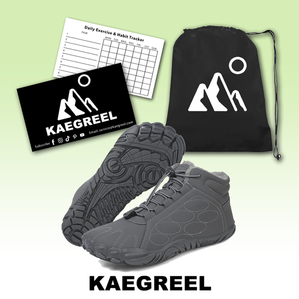 kaegreel winter barefoot shoes snow boots 31500 grey