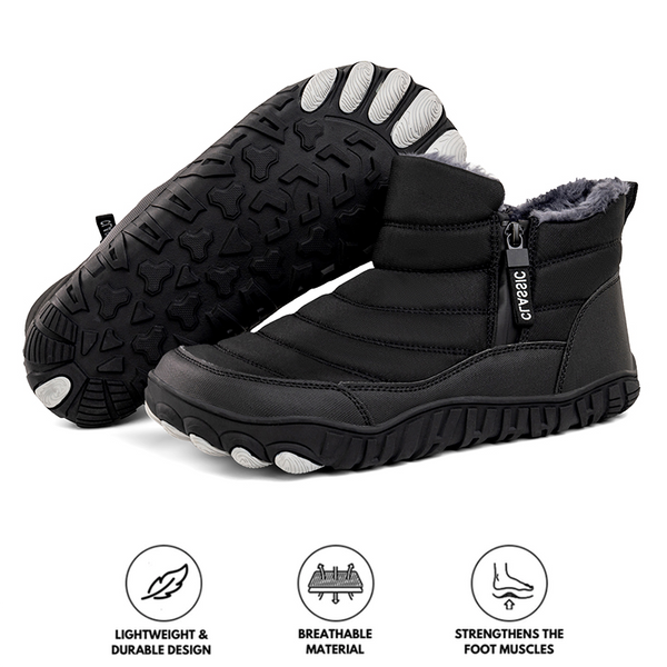 kaegreel winter barefoot shoes snow boots 31502 black 