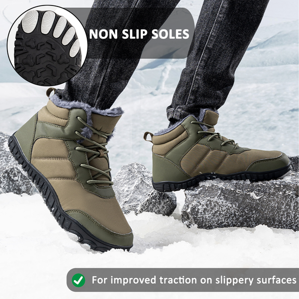 kaegreel winter barefoot shoes snow boots 31503 army green