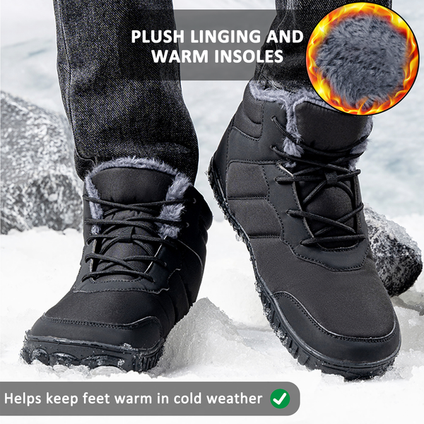 kaegreel winter barefoot shoes snow boots 31503 black 