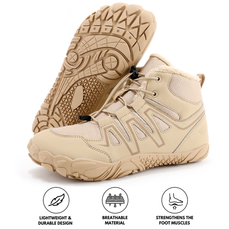 kaegreel winter barefoot shoes snow boots 31504 brown