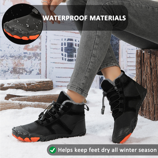 kaegreel winter barefoot shoes snow boots 31506 black 