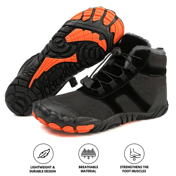 kaegreel winter barefoot shoes snow boots 31506 black 