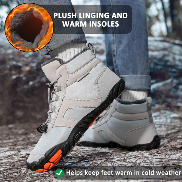 kaegreel winter barefoot shoes snow boots 31506 grey