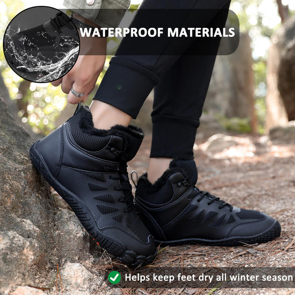 kaegreel winter barefoot shoes snow boots 31509 black 