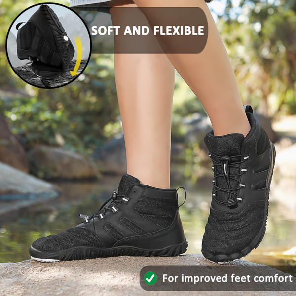 kaegreel winter barefoot shoes snow boots 31510 black 