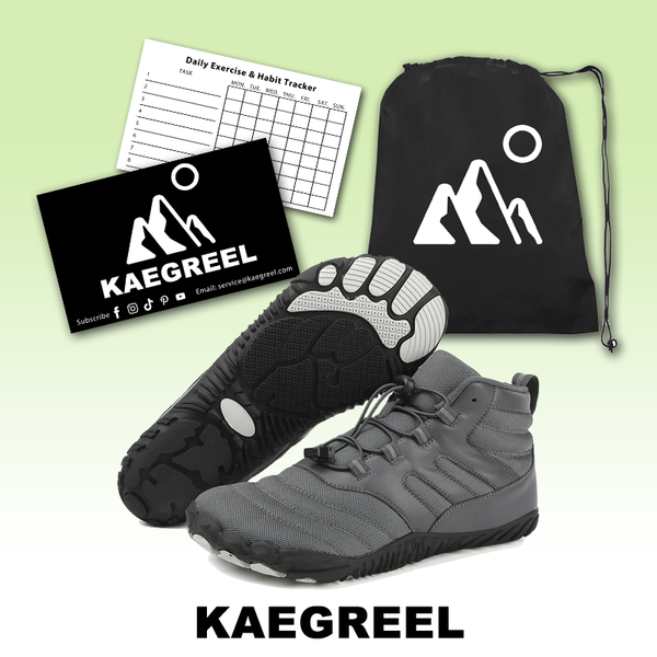 kaegreel winter barefoot shoes snow boots 31510 grey