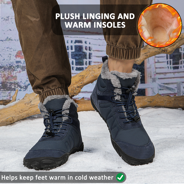 kaegreel winter barefoot shoes snow boots 31511 dark blue