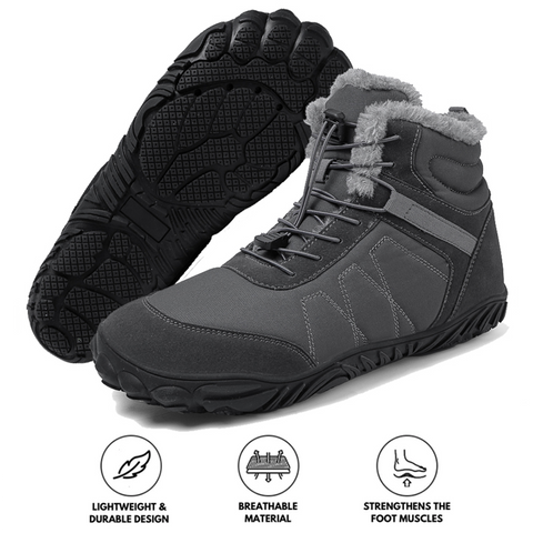 kaegreel winter barefoot shoes snow boots 31511 grey