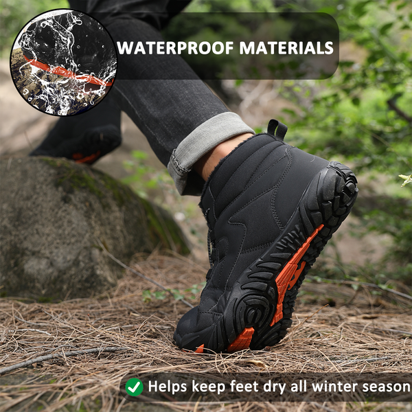 kaegreel winter barefoot shoes snow boots 31512 black 