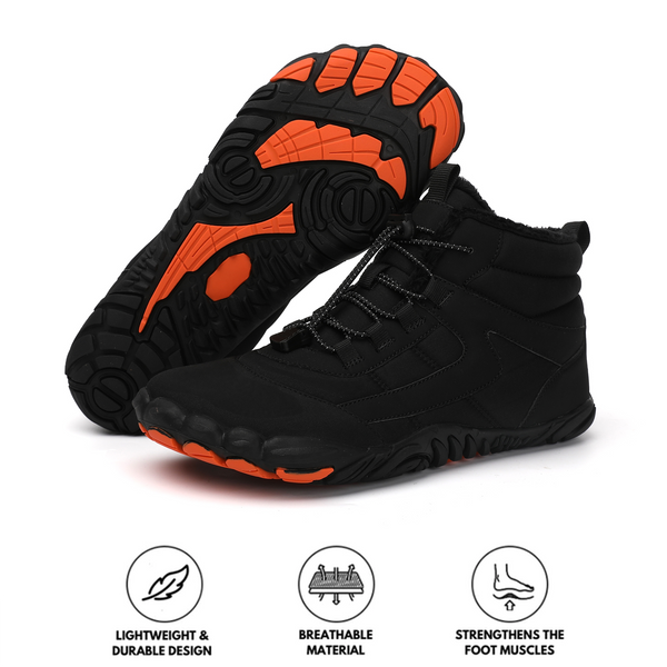 kaegreel winter barefoot shoes snow boots 31512 black 