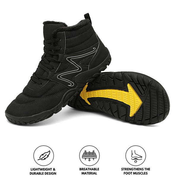 kaegreel winter barefoot shoes snow boots 31514 black 