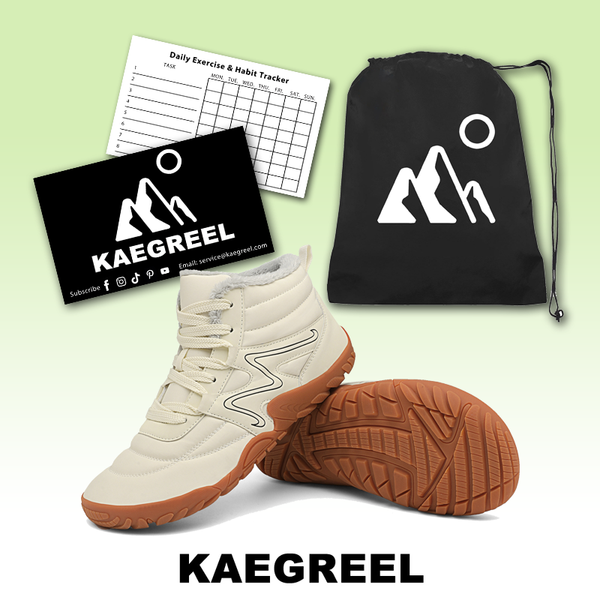 kaegreel winter barefoot shoes snow boots 31514 white