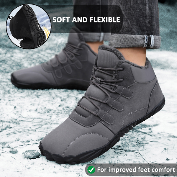 kaegreel winter barefoot shoes snow boots 31515 grey