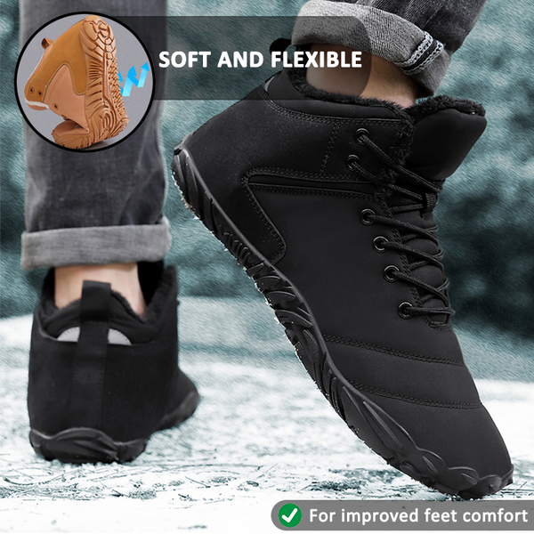 kaegreel winter barefoot shoes snow boots 31516 black 