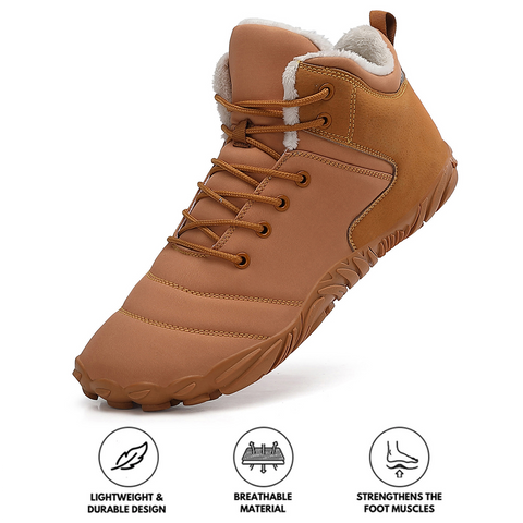 kaegreel winter barefoot shoes snow boots 31516 brown