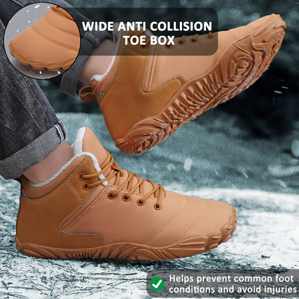 kaegreel winter barefoot shoes snow boots 31516 brown