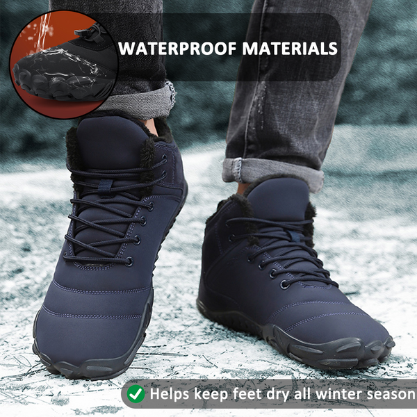 kaegreel winter barefoot shoes snow boots 31516 dark blue