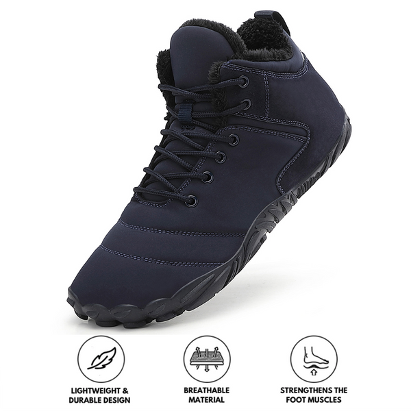 kaegreel winter barefoot shoes snow boots 31516 dark blue