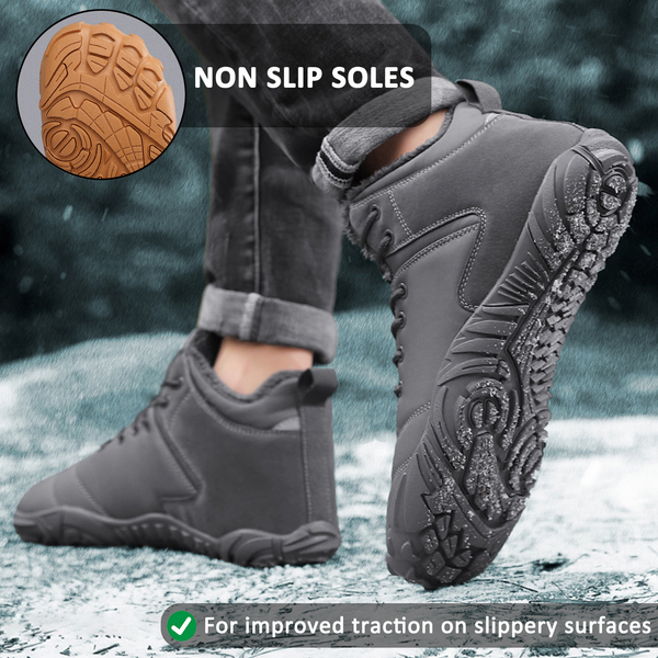kaegreel winter barefoot shoes snow boots 31516 grey