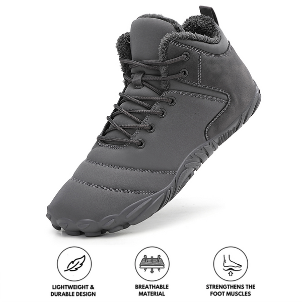 kaegreel winter barefoot shoes snow boots 31516 grey