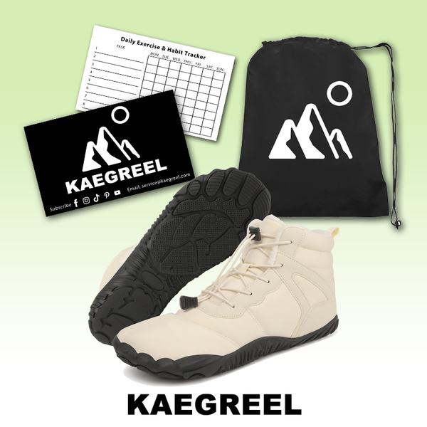 kaegreel winter barefoot shoes snow boots 31517 beige