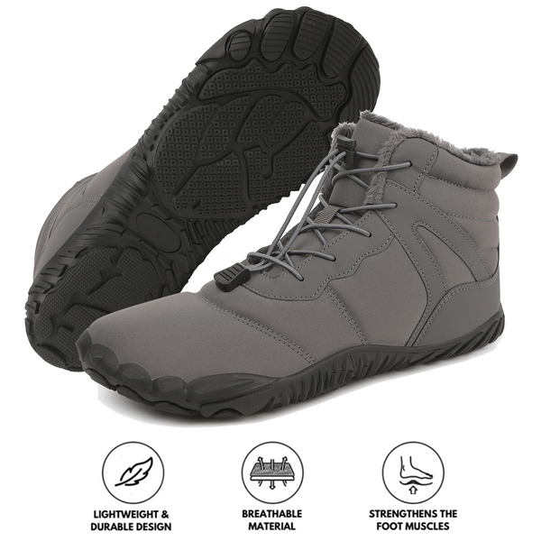 kaegreel winter barefoot shoes snow boots 31517 grey
