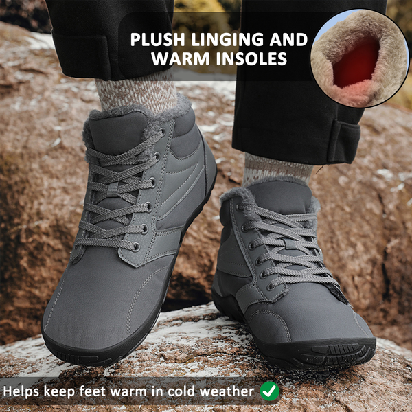 kaegreel winter barefoot shoes snow boots 31517 grey