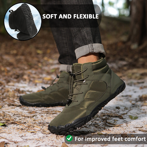 kaegreel winter barefoot shoes snow boots 31519 army green