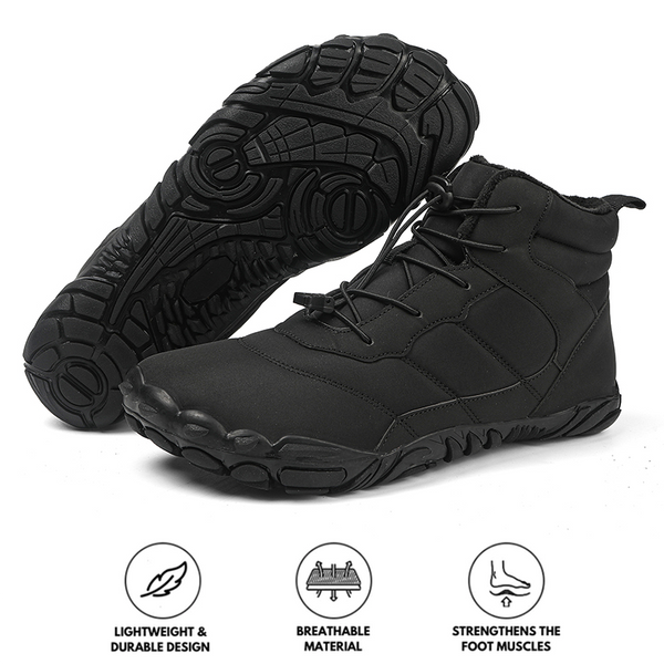 kaegreel winter barefoot shoes snow boots 31519 black 