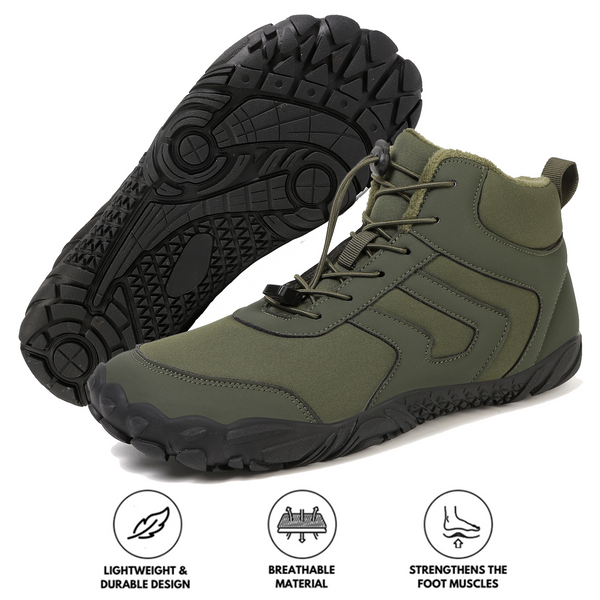 kaegreel winter barefoot shoes snow boots 31521 army green