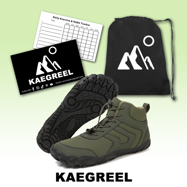 kaegreel winter barefoot shoes snow boots 31521 army green
