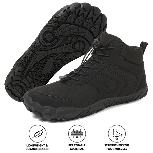kaegreel winter barefoot shoes snow boots 31521 black 
