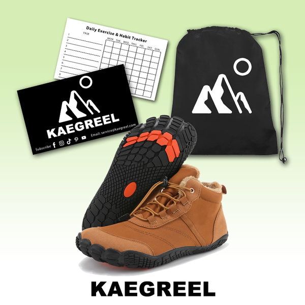 kaegreel winter barefoot shoes snow boots 31525 brown