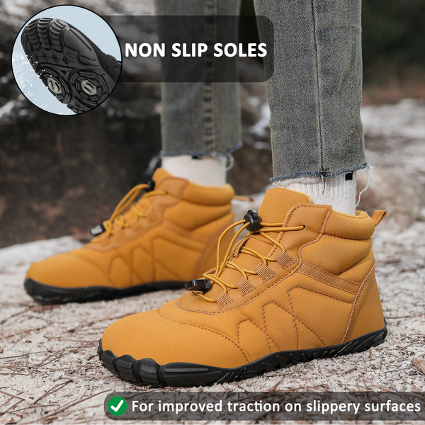 kaegreel winter barefoot shoes snow boots 31526 brown