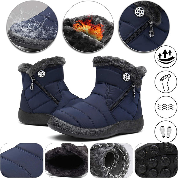 kaegreel winter snow boots 31383 blue navy