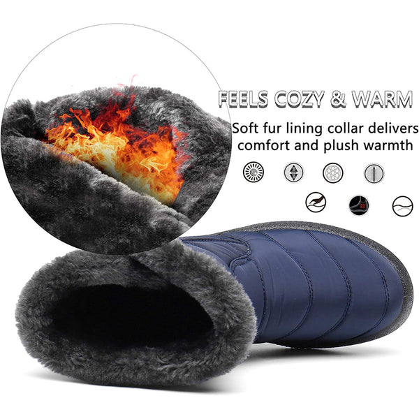 kaegreel winter snow boots 31383 blue navy