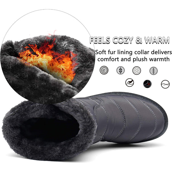 kaegreel winter snow boots 31383 gray