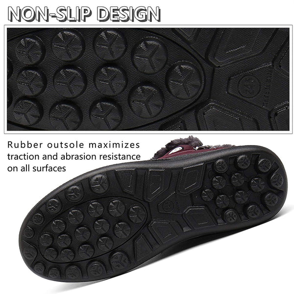kaegreel winter snow boots 31383 wine red