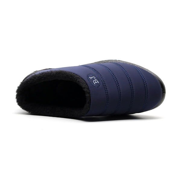 Pantres d'hiver en mousse à mémoire confortable pour femmes, pelues, pantoufles doublées en molleton, semelle en caoutchouc non glissante, pantoufles extérieures intérieures