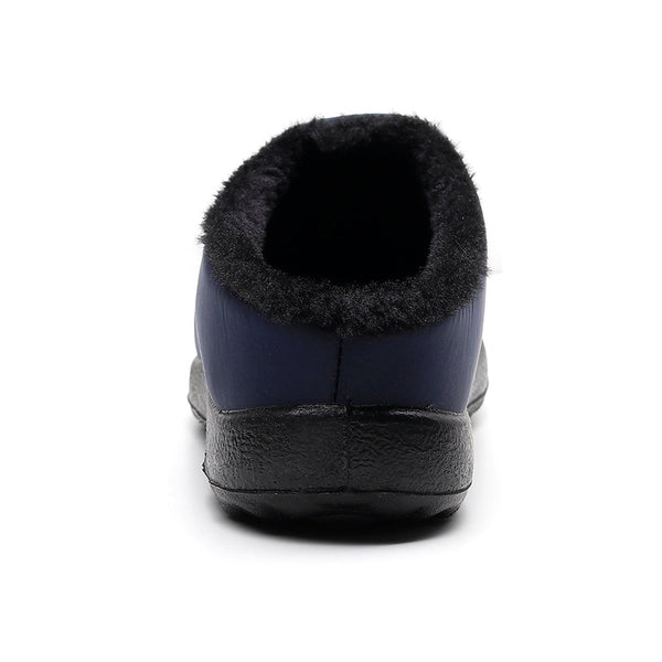 Pantres d'hiver en mousse à mémoire confortable pour femmes, pelues, pantoufles doublées en molleton, semelle en caoutchouc non glissante, pantoufles extérieures intérieures