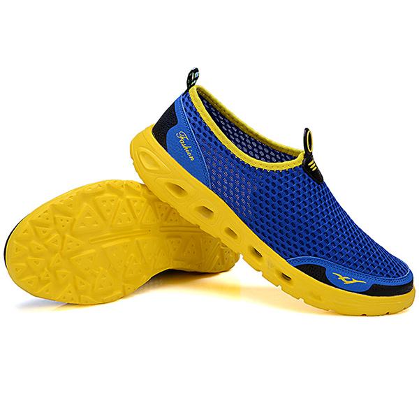 Large Mens Honeycomb Mesh Quick Drying Upstream Water Shoes Leisure Beach Shoes