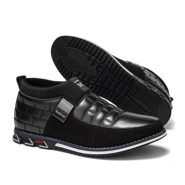 Kaegreel Men's Classic Business Casual Slip On Business Business Casual Tokle Boots (Se recomienda a las personas con patas anchas / gruesas / arqueadas para elegir un zapato más grande).