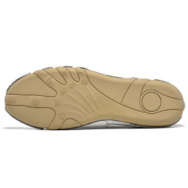 Men's Genuine Leather Non-Slip Elastic Pointed Casual Shoes