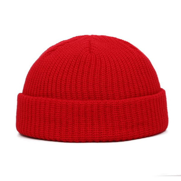 Sombrero de lana de punto unisex de color sólido CAPA CAPA DE CAVAJE